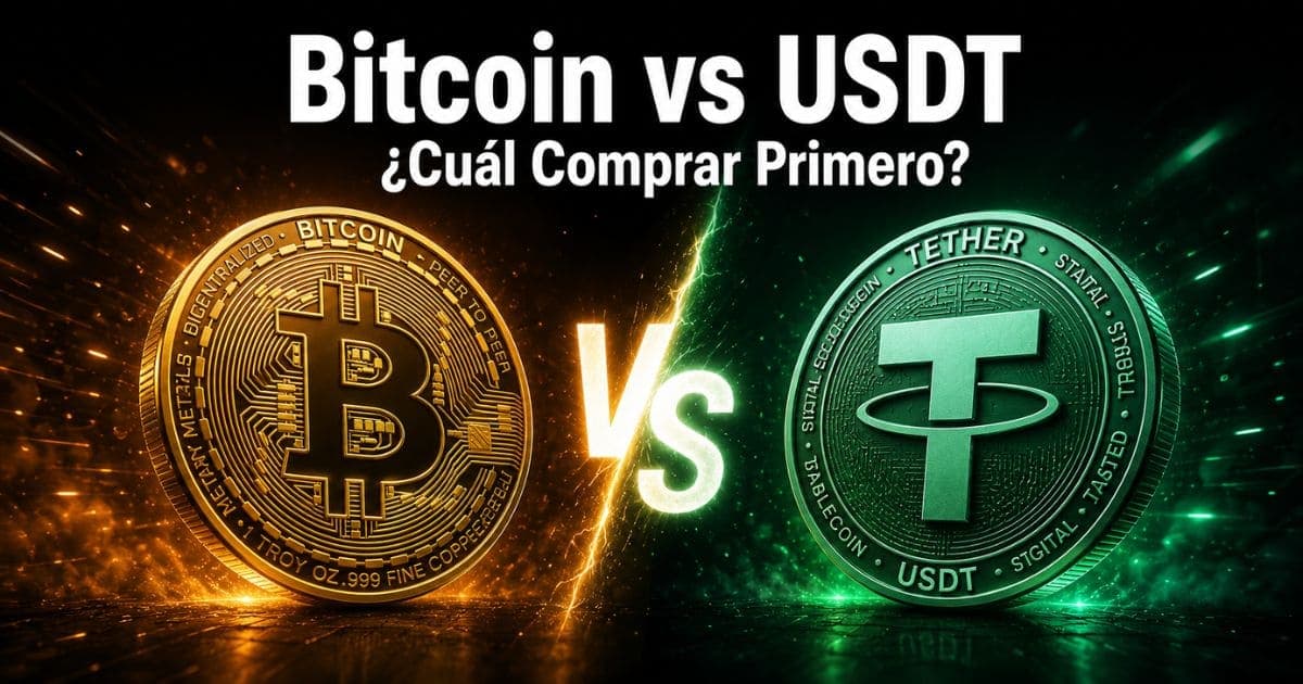 Bitcoin vs USDT: ¿Cuál Comprar Primero si Eres Nuevo en Cripto?